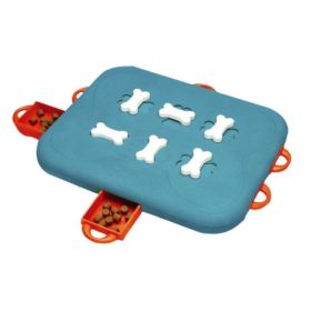 Pet Casino Treasure Hunt Puzzle Food Spill Toy (Option: Blue)